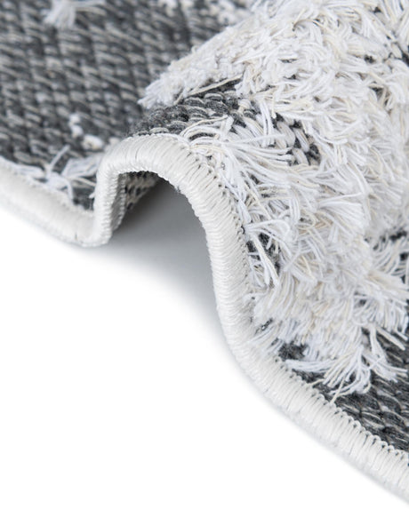 Gray 2' 7 x 12' Abbey Runner Area Rug 100% Cotton All Natural Living Dining Room Bedroom Carpet for Sale at Rug Engine