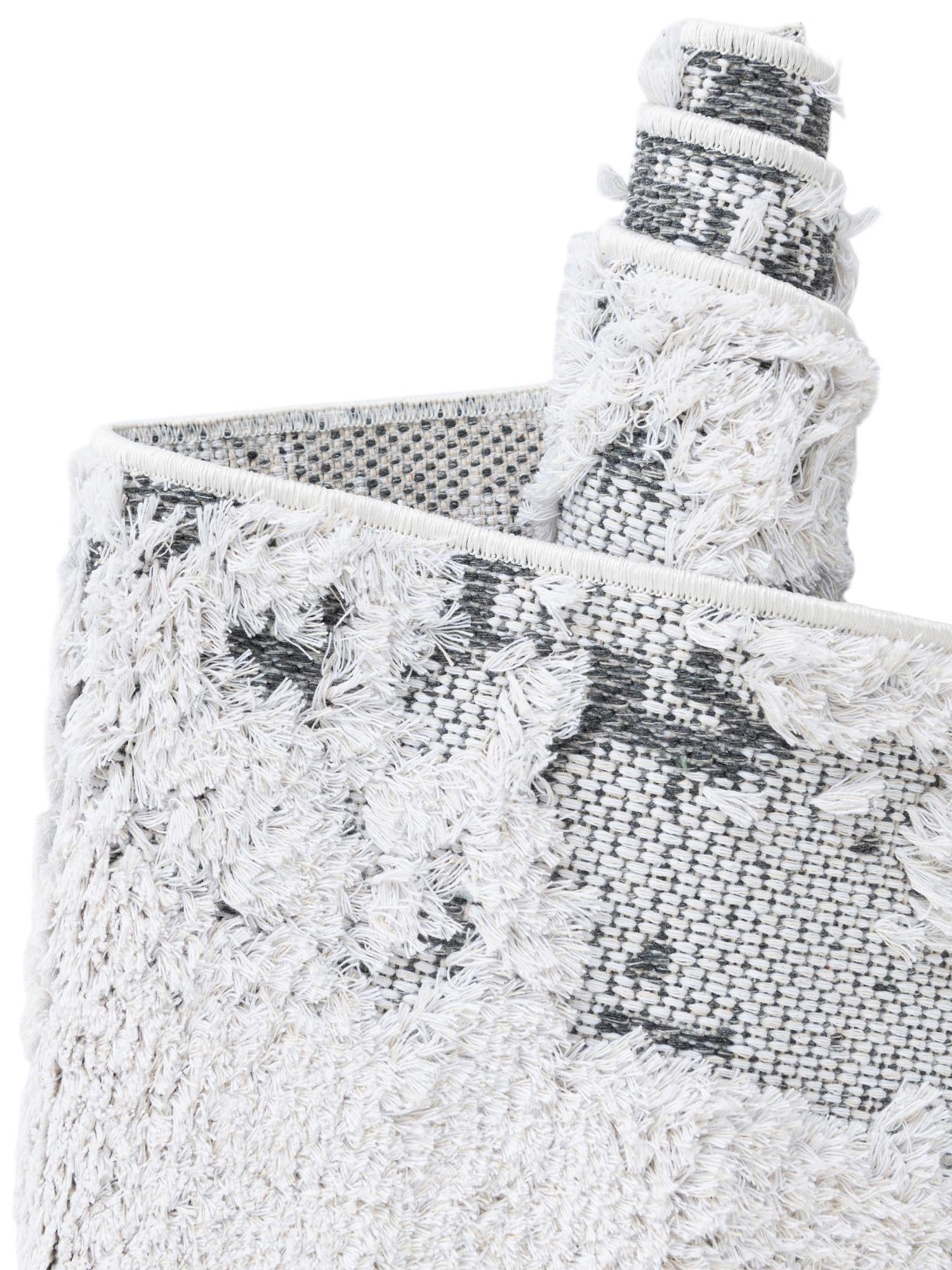 Gray 2' 7 x 12' Abbey Runner Area Rug 100% Cotton All Natural Living Dining Room Bedroom Carpet for Sale at Rug Engine