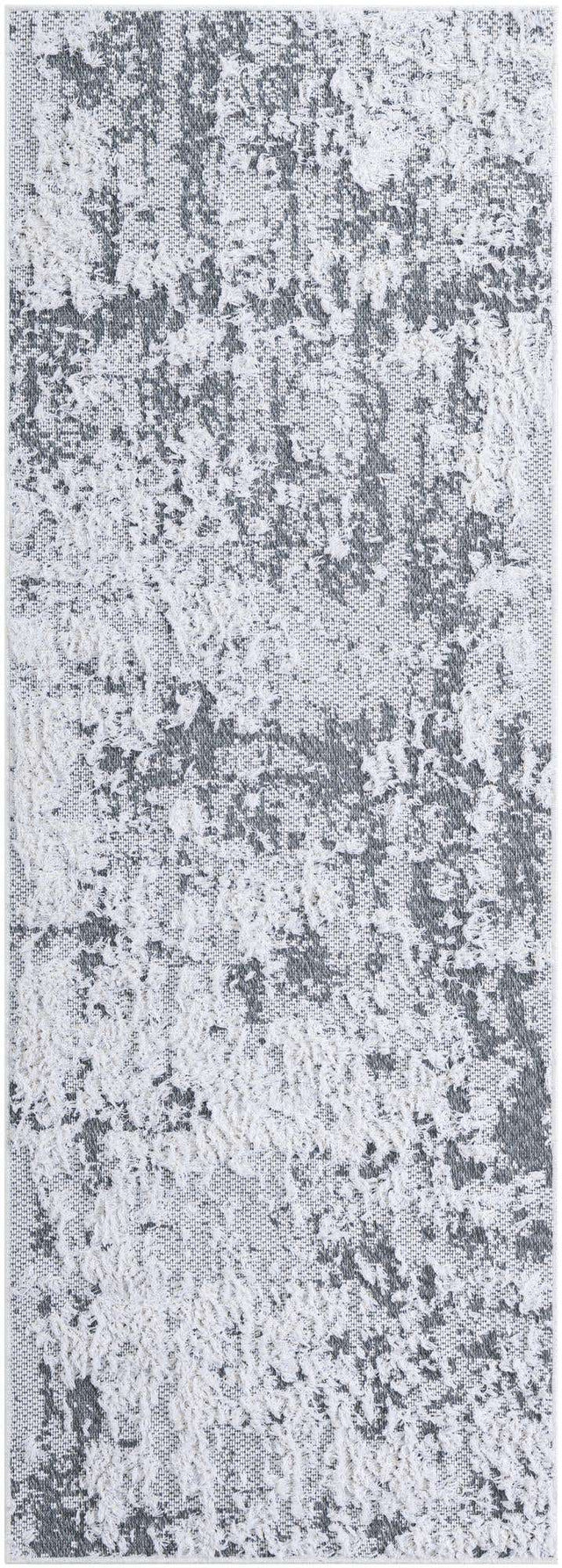 Gray 2' 3 x 6' 1 Abbey Runner Area Rug 100% Cotton All Natural Living Dining Room Bedroom Carpet for Sale at Rug Engine