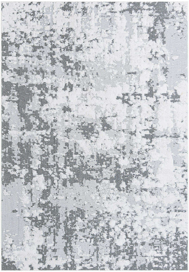 Gray 6' 5 x 9' Abbey Rectangle Area Rug 100% Cotton All Natural Living Dining Room Bedroom Carpet for Sale at Rug Engine