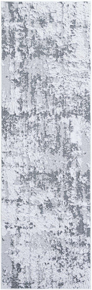 Gray 2' 7 x 8' Abbey Runner Area Rug 100% Cotton All Natural Living Dining Room Bedroom Carpet for Sale at Rug Engine