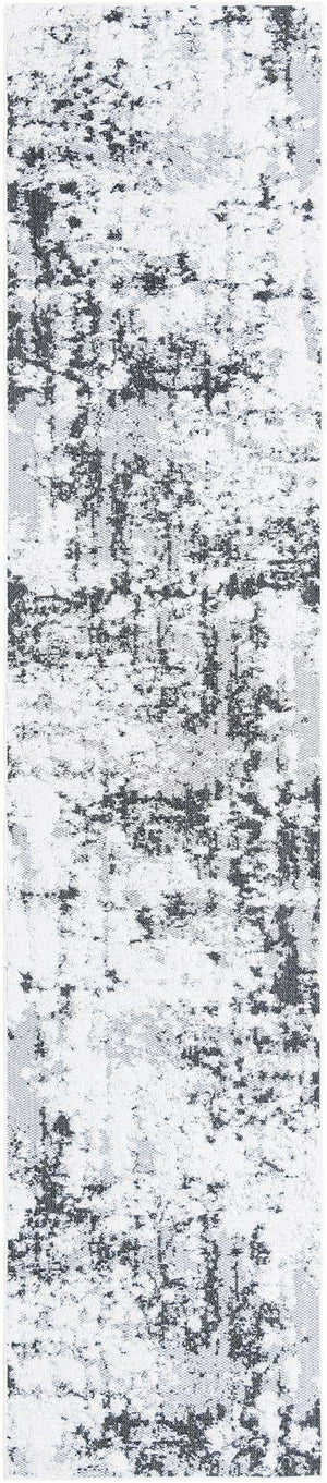 Black 2' 7 x 12' Abbey Runner Area Rug 100% Cotton All Natural Living Dining Room Bedroom Carpet for Sale at Rug Engine