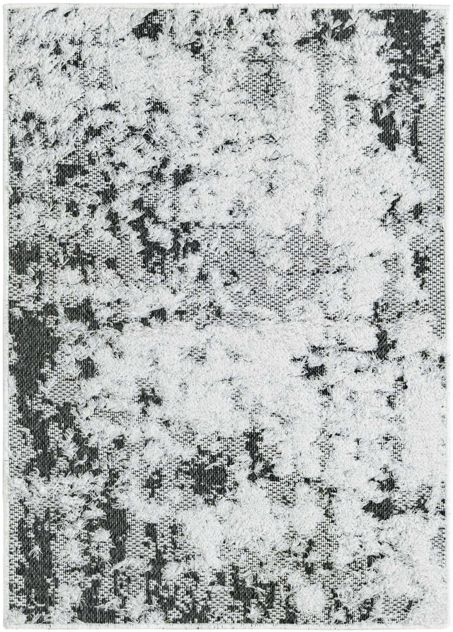 Black 2' 3 x 3' 1 Abbey Rectangle Area Rug 100% Cotton All Natural Living Dining Room Bedroom Carpet for Sale at Rug Engine