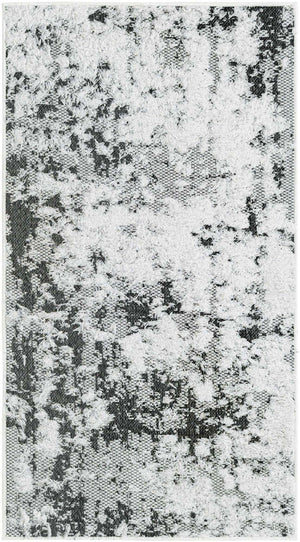 Black 2' 3 x 4' 1 Abbey Runner Area Rug 100% Cotton All Natural Living Dining Room Bedroom Carpet for Sale at Rug Engine