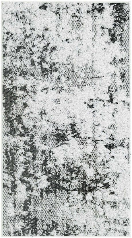 Black 2' 3 x 4' 1 Abbey Runner Area Rug 100% Cotton All Natural Living Dining Room Bedroom Carpet for Sale at Rug Engine