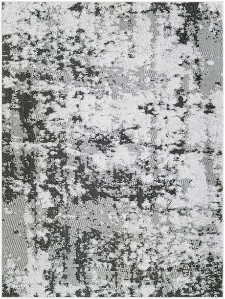 Black 4' 5 x 6' 1 Abbey Rectangle Area Rug 100% Cotton All Natural Living Dining Room Bedroom Carpet for Sale at Rug Engine