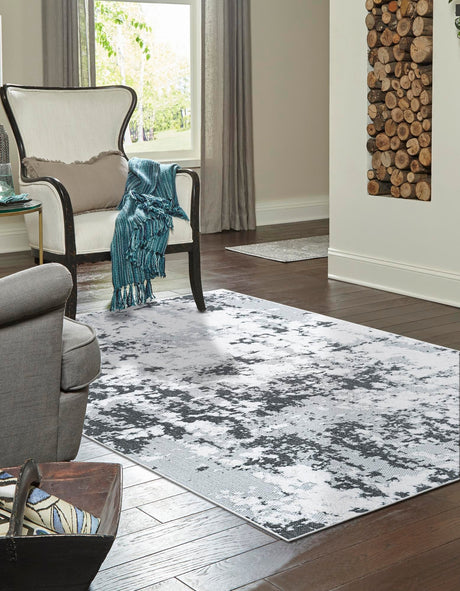 Black 5' 3 x 8' Abbey Rectangle Area Rug 100% Cotton All Natural Living Dining Room Bedroom Carpet for Sale at Rug Engine