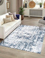 Navy Blue 5' 3 x 8' Abbey Rectangle Area Rug 100% Cotton All Natural Living Dining Room Bedroom Carpet for Sale at Rug Engine