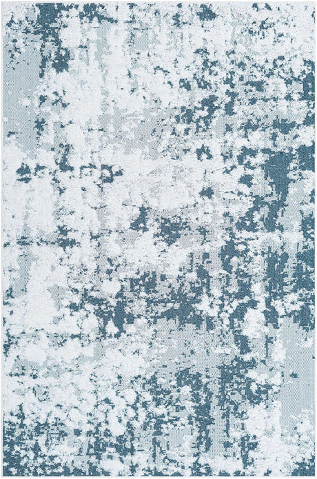 Navy Blue 5' 3 x 8' Abbey Rectangle Area Rug 100% Cotton All Natural Living Dining Room Bedroom Carpet for Sale at Rug Engine