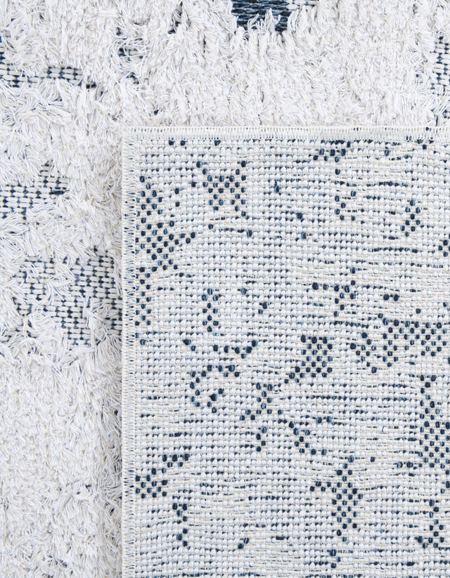 Navy Blue 2' 3 x 6' 1 Abbey Runner Area Rug 100% Cotton All Natural Living Dining Room Bedroom Carpet for Sale at Rug Engine