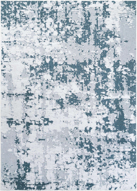Navy Blue 6' 5 x 9' Abbey Rectangle Area Rug 100% Cotton All Natural Living Dining Room Bedroom Carpet for Sale at Rug Engine