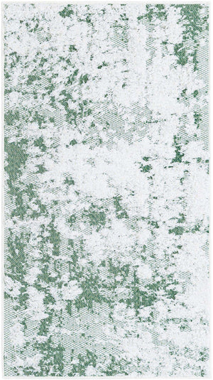 Green 2' 3 x 4' 1 Abbey Runner Area Rug 100% Cotton All Natural Living Dining Room Bedroom Carpet for Sale at Rug Engine