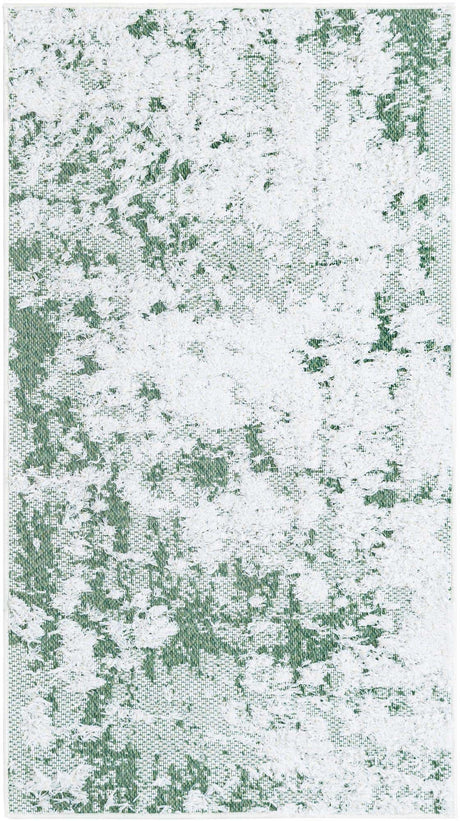 Green 2' 3 x 4' 1 Abbey Runner Area Rug 100% Cotton All Natural Living Dining Room Bedroom Carpet for Sale at Rug Engine