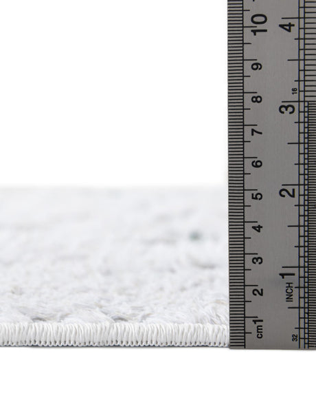 Green 8' 2 x 10' Abbey Rectangle Area Rug 100% Cotton All Natural Living Dining Room Bedroom Carpet for Sale at Rug Engine