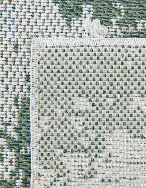 Green 4' 5 x 6' 1 Abbey Rectangle Area Rug 100% Cotton All Natural Living Dining Room Bedroom Carpet for Sale at Rug Engine