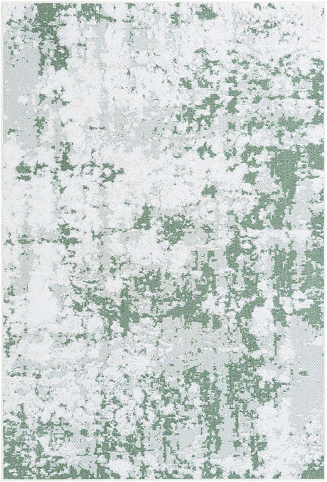 Green 5' 3 x 8' Abbey Rectangle Area Rug 100% Cotton All Natural Living Dining Room Bedroom Carpet for Sale at Rug Engine