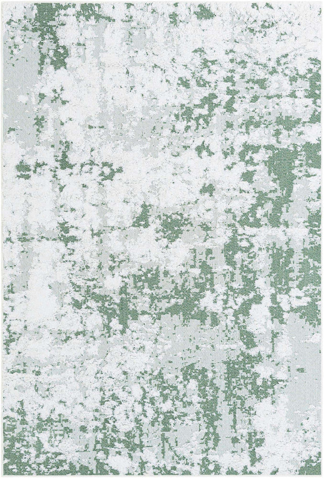 Green 5' 3 x 8' Abbey Rectangle Area Rug 100% Cotton All Natural Living Dining Room Bedroom Carpet for Sale at Rug Engine