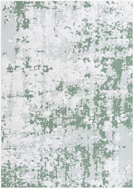 Green 6' 5 x 9' Abbey Rectangle Area Rug 100% Cotton All Natural Living Dining Room Bedroom Carpet for Sale at Rug Engine