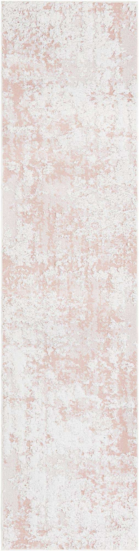 Pink 2' 7 x 10' Abbey Runner Area Rug 100% Cotton All Natural Living Dining Room Bedroom Carpet for Sale at Rug Engine