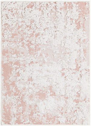 Pink 2' 3 x 3' 1 Abbey Rectangle Area Rug 100% Cotton All Natural Living Dining Room Bedroom Carpet for Sale at Rug Engine