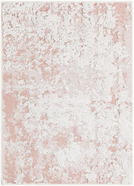 Pink 2' 3 x 3' 1 Abbey Rectangle Area Rug 100% Cotton All Natural Living Dining Room Bedroom Carpet for Sale at Rug Engine