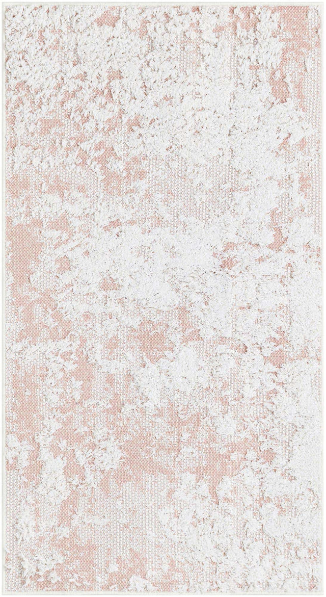 Pink 2' 3 x 4' 1 Abbey Runner Area Rug 100% Cotton All Natural Living Dining Room Bedroom Carpet for Sale at Rug Engine