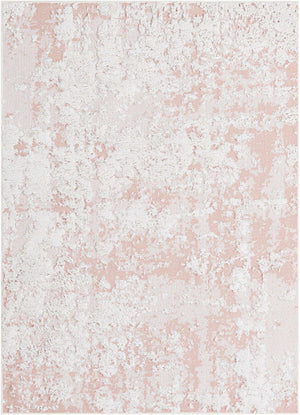 Pink 4' 5 x 6' 1 Abbey Rectangle Area Rug 100% Cotton All Natural Living Dining Room Bedroom Carpet for Sale at Rug Engine