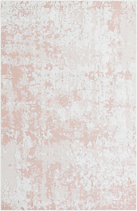 Pink 5' 3 x 8' Abbey Rectangle Area Rug 100% Cotton All Natural Living Dining Room Bedroom Carpet for Sale at Rug Engine
