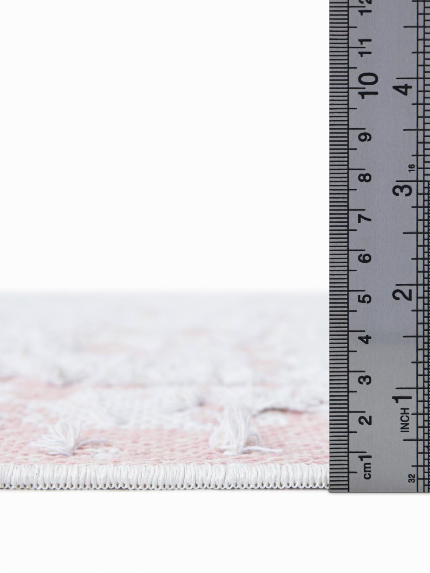 Pink 2' 3 x 4' 1 Abbey Runner Area Rug 100% Cotton All Natural Living Dining Room Bedroom Carpet for Sale at Rug Engine