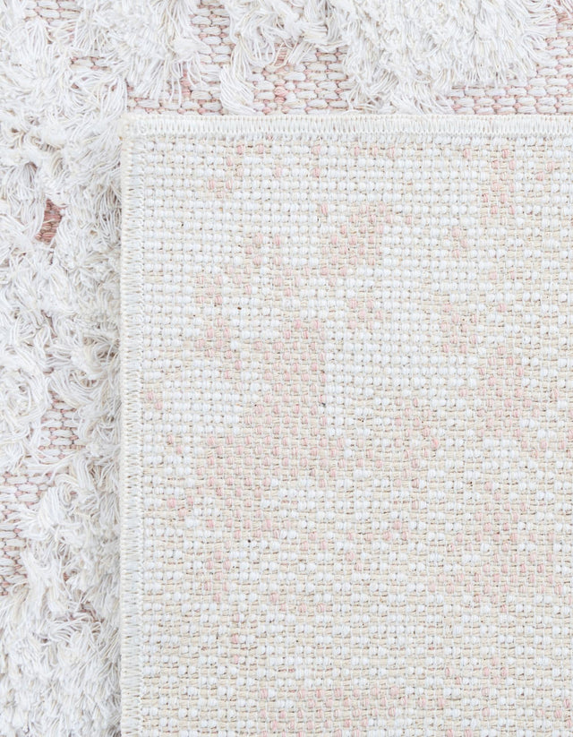 Pink 2' 7 x 12' Abbey Runner Area Rug 100% Cotton All Natural Living Dining Room Bedroom Carpet for Sale at Rug Engine