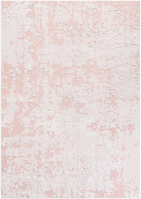 Pink 6' 5 x 9' Abbey Rectangle Area Rug 100% Cotton All Natural Living Dining Room Bedroom Carpet for Sale at Rug Engine