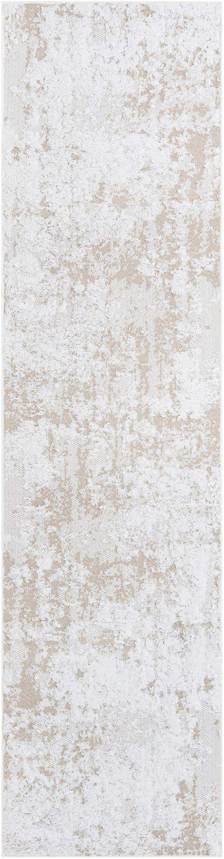 Ivory 2' 7 x 10' Abbey Runner Area Rug 100% Cotton All Natural Living Dining Room Bedroom Carpet for Sale at Rug Engine