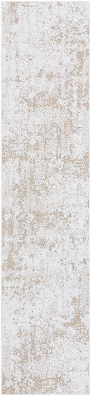 Ivory 2' 7 x 12' Abbey Runner Area Rug 100% Cotton All Natural Living Dining Room Bedroom Carpet for Sale at Rug Engine