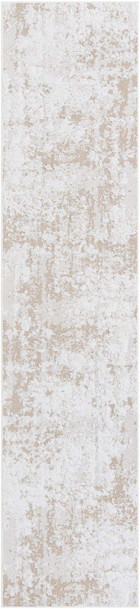 Ivory 2' 7 x 12' Abbey Runner Area Rug 100% Cotton All Natural Living Dining Room Bedroom Carpet for Sale at Rug Engine