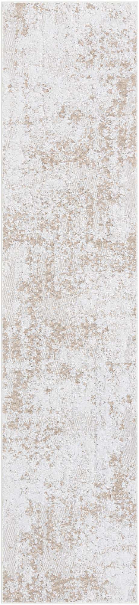 Ivory 2' 7 x 12' Abbey Runner Area Rug 100% Cotton All Natural Living Dining Room Bedroom Carpet for Sale at Rug Engine