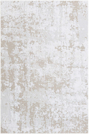 Ivory 5' 3 x 8' Abbey Rectangle Area Rug 100% Cotton All Natural Living Dining Room Bedroom Carpet for Sale at Rug Engine