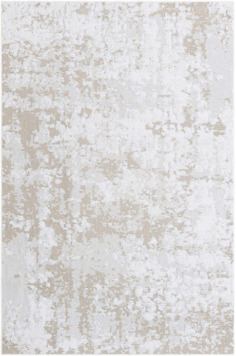 Ivory 5' 3 x 8' Abbey Rectangle Area Rug 100% Cotton All Natural Living Dining Room Bedroom Carpet for Sale at Rug Engine