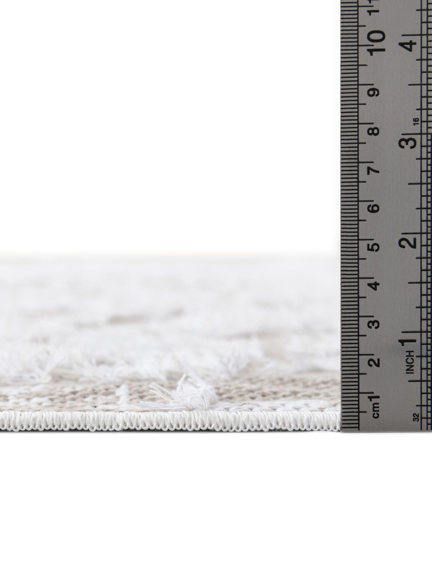 Ivory 2' 3 x 4' 1 Abbey Runner Area Rug 100% Cotton All Natural Living Dining Room Bedroom Carpet for Sale at Rug Engine