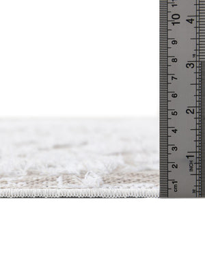 Ivory 2' 3 x 4' 1 Abbey Runner Area Rug 100% Cotton All Natural Living Dining Room Bedroom Carpet for Sale at Rug Engine