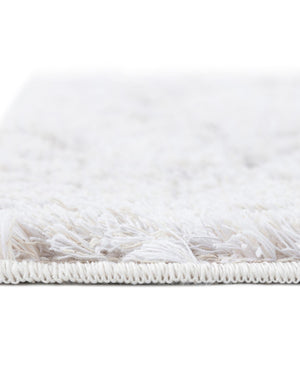 Ivory 2' 7 x 10' Abbey Runner Area Rug 100% Cotton All Natural Living Dining Room Bedroom Carpet for Sale at Rug Engine