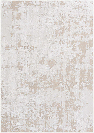 Ivory 6' 5 x 9' Abbey Rectangle Area Rug 100% Cotton All Natural Living Dining Room Bedroom Carpet for Sale at Rug Engine