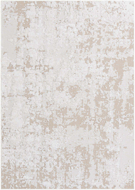 Ivory 6' 5 x 9' Abbey Rectangle Area Rug 100% Cotton All Natural Living Dining Room Bedroom Carpet for Sale at Rug Engine