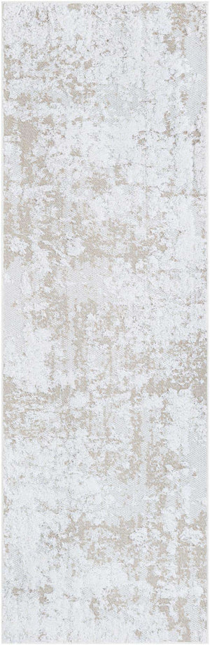 Ivory 2' 7 x 8' Abbey Runner Area Rug 100% Cotton All Natural Living Dining Room Bedroom Carpet for Sale at Rug Engine