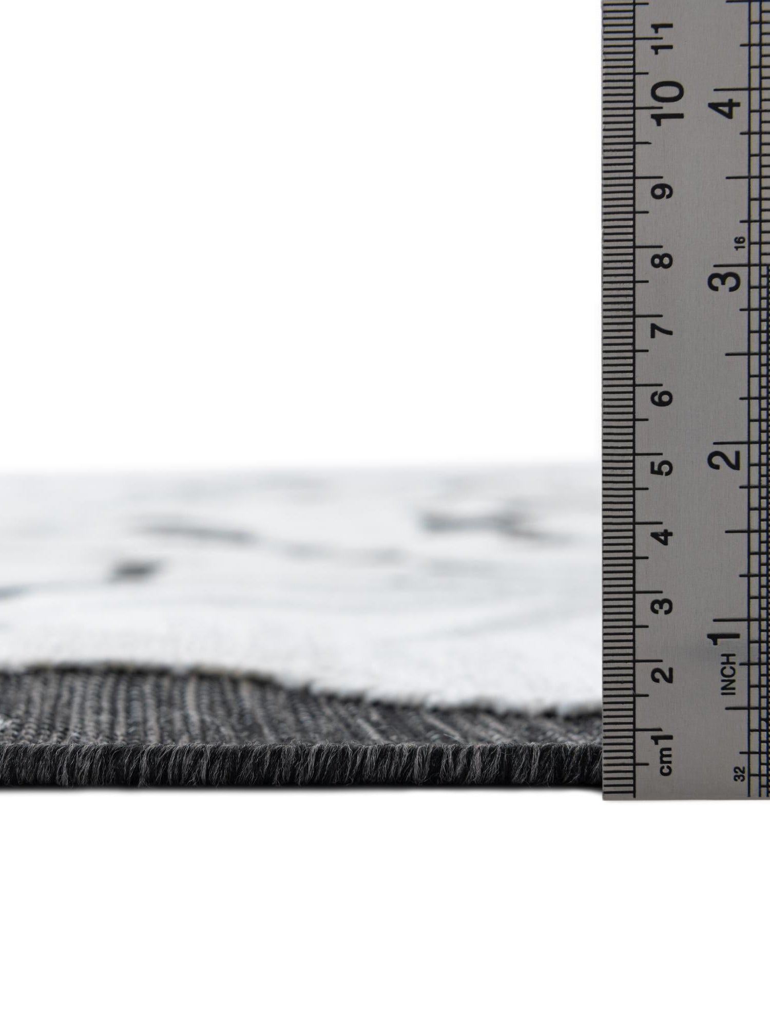 Black 5' 2 x 8' Outdoor Botanical Rectangle Area Rug Weather Resistant for Patio, Deck, Terrace, Balcony, Porch Polypropylene Garden Floral Tropical Carpet for Sale at Rug Engine