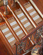 13 Pcs Beige 1' x 2' 6 Chindi Rag Stair Treads