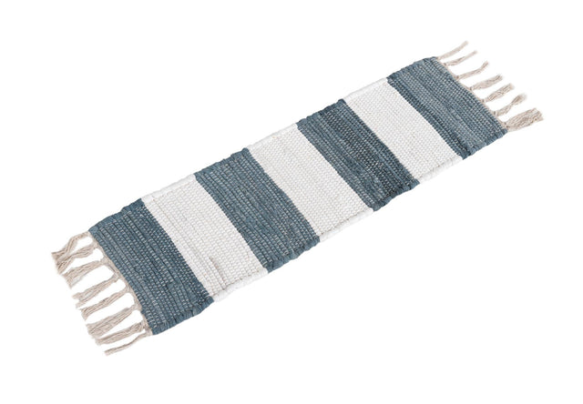 13 Pcs Gray 1' x 2' 6 Chindi Rag Stair Treads