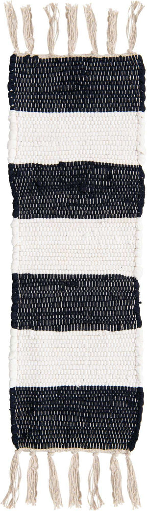 13 Pcs Navy Blue 1' x 2' 6 Chindi Rag Stair Treads