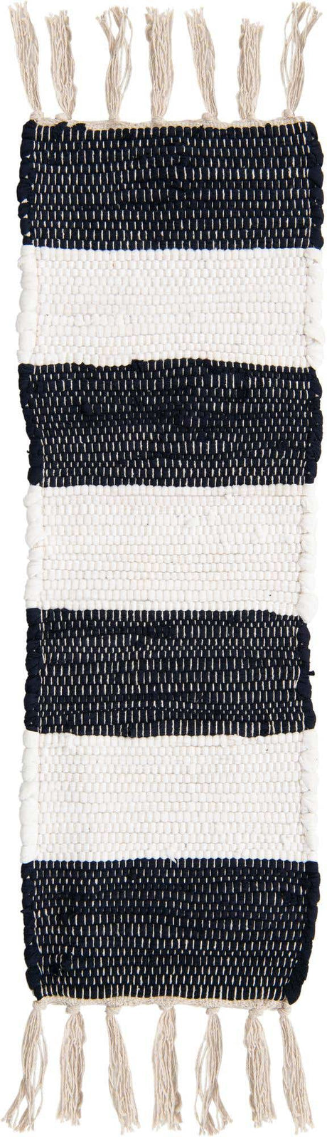 13 Pcs Navy Blue 1' x 2' 6 Chindi Rag Stair Treads