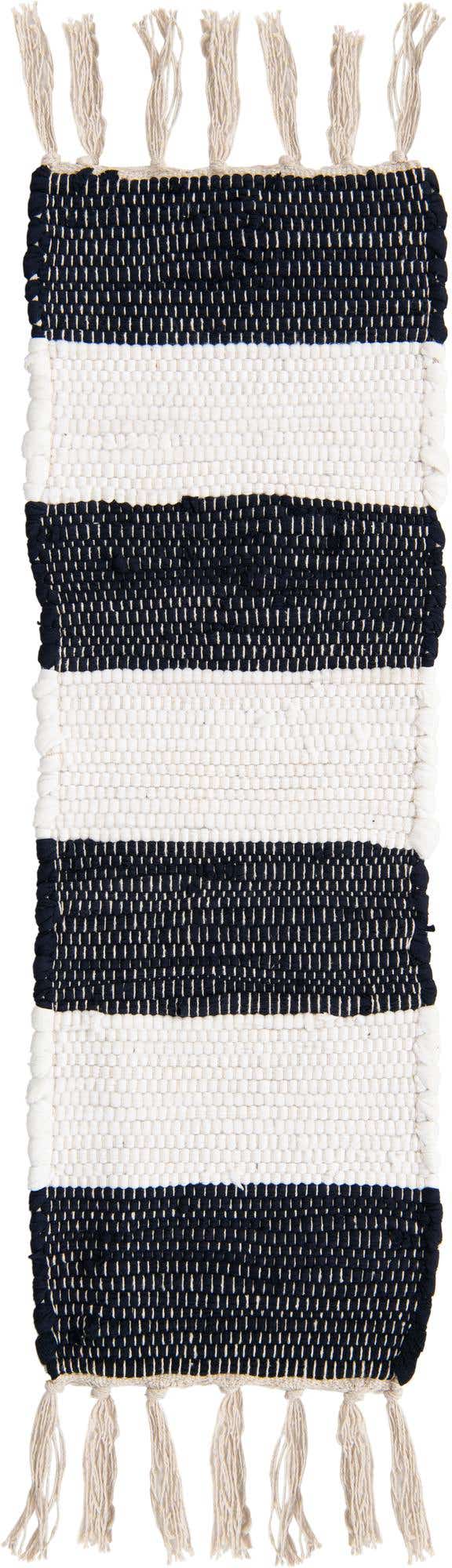 13 Pcs Navy Blue 1' x 2' 6 Chindi Rag Stair Treads