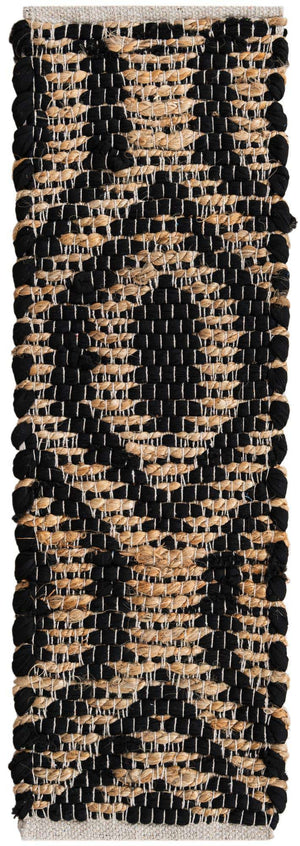 13 Pcs Black 1' x 2' 6 Chindi Jute Stair Treads